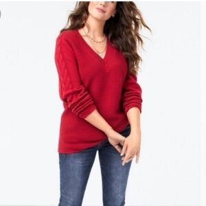 Cabi Red Sweater